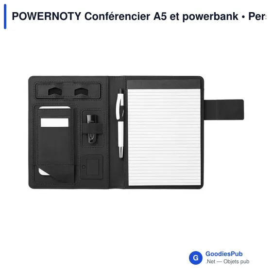 POWERNOTY Conférencier A5 et powerbank - Image 4