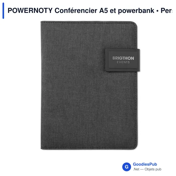 POWERNOTY Conférencier A5 et powerbank - Image 6
