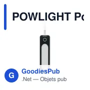 POWLIGHT Powerbank 5000 mAh avec COB - Miniature 2