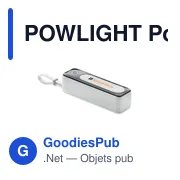 POWLIGHT Powerbank 5000 mAh avec COB - Miniature 4