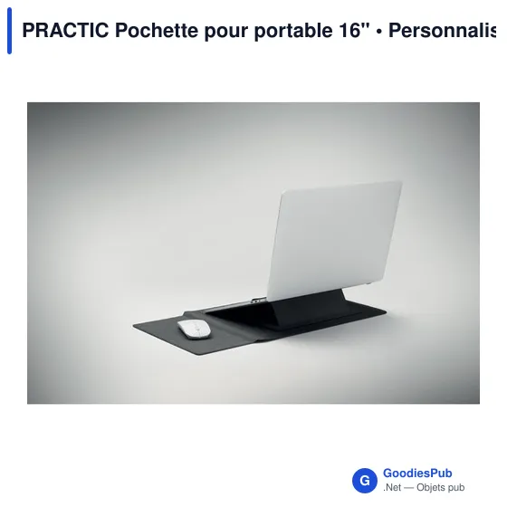 Pochette pour portable personnalisable 16" avec logo - PRACTIC - Image 11