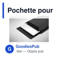 Pochette pour portable personnalisable 16" avec logo - PRACTIC - Miniature 12