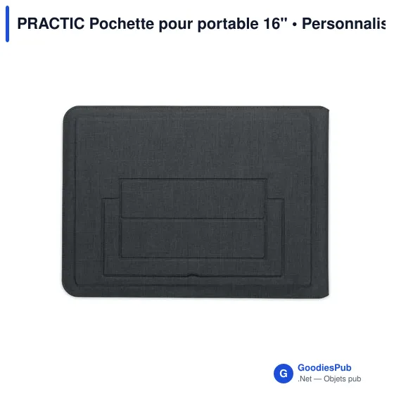 Pochette pour portable personnalisable 16" avec logo - PRACTIC - Image 9