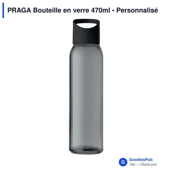 PRAGA Bouteille en verre 470ml - Image 2