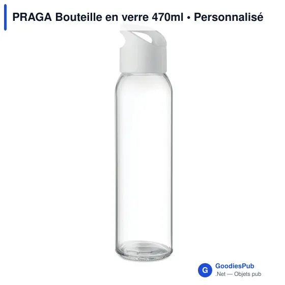 PRAGA Bouteille en verre 470ml - Image 4