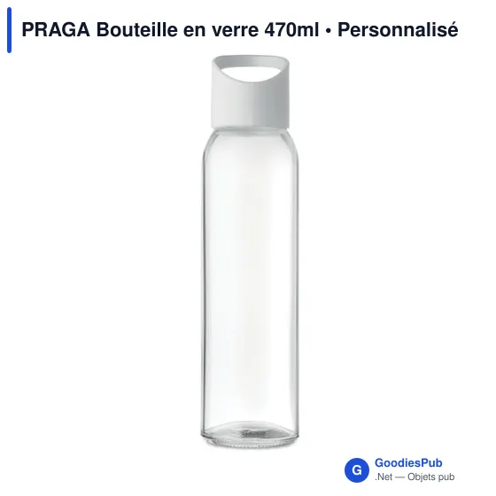 PRAGA Bouteille en verre 470ml - Image 5