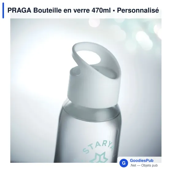 PRAGA Bouteille en verre 470ml - Image 7