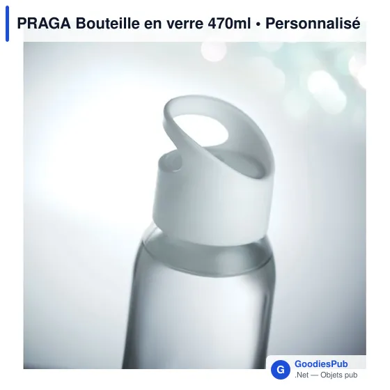 PRAGA Bouteille en verre 470ml - Image 8