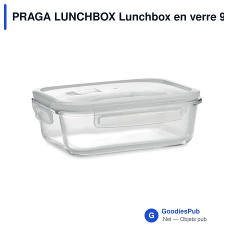 PRAGA LUNCHBOX Lunchbox en verre 900ml