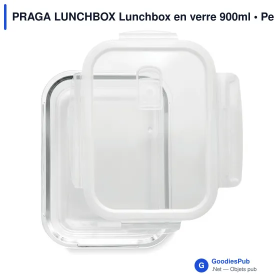 PRAGA LUNCHBOX Lunchbox en verre 900ml - Image 2