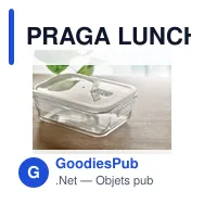 PRAGA LUNCHBOX Lunchbox en verre 900ml - Miniature 4