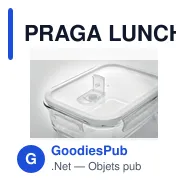 PRAGA LUNCHBOX Lunchbox en verre 900ml - Miniature 5
