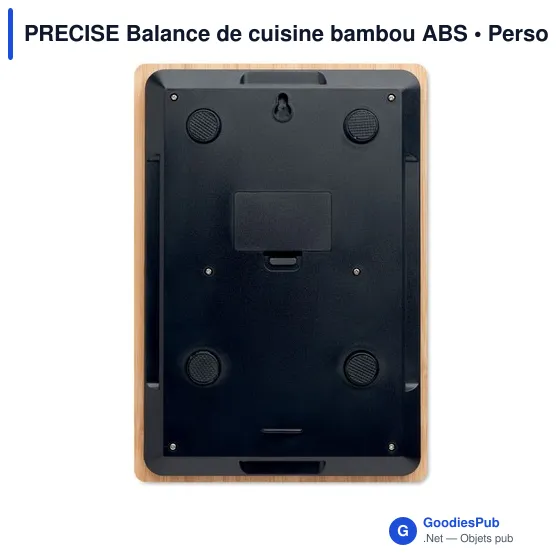 PRECISE Balance de cuisine bambou ABS - Image 2