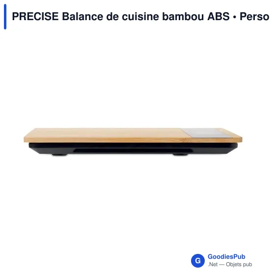 PRECISE Balance de cuisine bambou ABS - Image 5