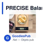 PRECISE Balance de cuisine bambou ABS - Miniature 7