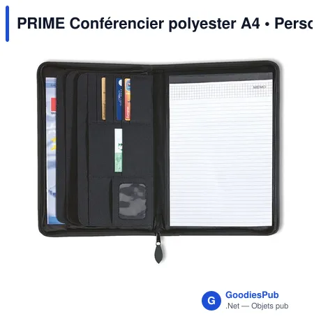 PRIME Conférencier polyester A4