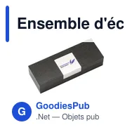 Ensemble d'écriture personnalisable PrincetonDouble avec logo - Miniature 1
