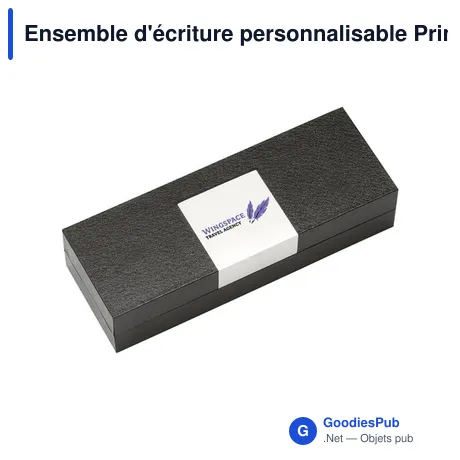 Ensemble d'écriture personnalisable PrincetonDouble avec logo