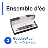 Ensemble d'écriture personnalisable PrincetonDouble avec logo - Miniature 2