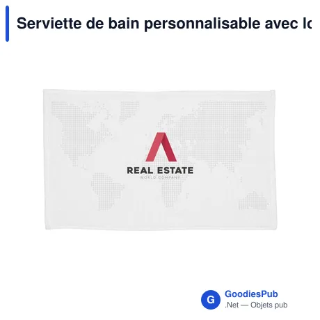 Serviette de bain personnalisable avec logo - Printed BathTowel 300 g/m²