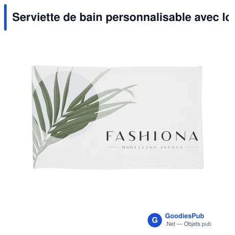 Serviette de bain personnalisable avec logo - Printed RPET BathTowel