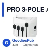 Adaptateur universel personnalisable SKROSS® PRO 3 pôles avec logo - Miniature 6
