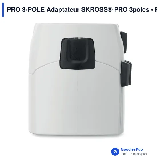 Adaptateur universel personnalisable SKROSS® PRO 3 pôles avec logo - Image 10