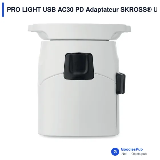 Adaptateur universel personnalisable SKROSS® Pro Light USB 30W avec logo - Image 9