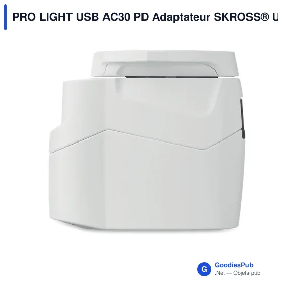 Adaptateur universel personnalisable SKROSS® Pro Light USB 30W avec logo - Image 10
