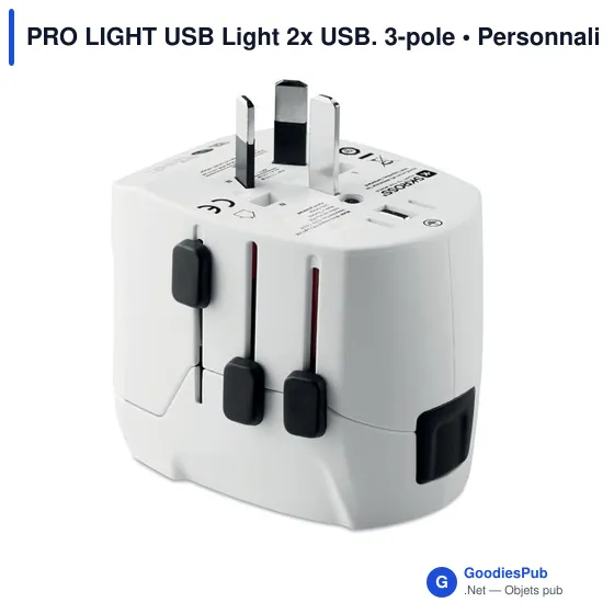 PRO LIGHT USB Light 2x USB. 3-pole - Image 1