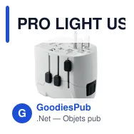 PRO LIGHT USB Light 2x USB. 3-pole - Miniature 3