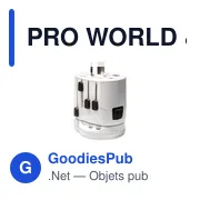 PRO WORLD & USB World USB. 3-pole - Miniature 4