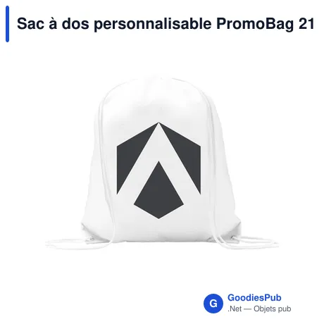 Sac à dos personnalisable PromoBag 210D avec logo
