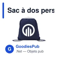 Sac à dos personnalisable PromoBag 210D avec logo - Miniature 7