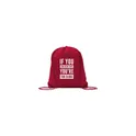Variante rouge - Sac à dos personnalisable PromoBag 210D avec logo