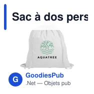 Sac à dos personnalisable PromoColour 120 g/m² avec logo - Miniature 3