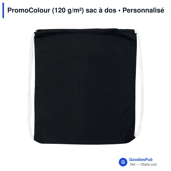 Sac à dos personnalisable PromoColour 120 g/m² avec logo - Image 6