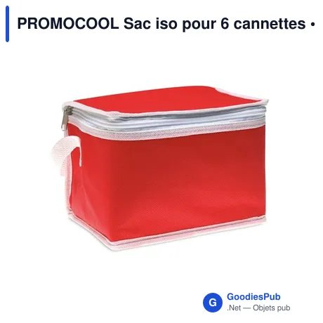 PROMOCOOL Sac iso pour 6 cannettes