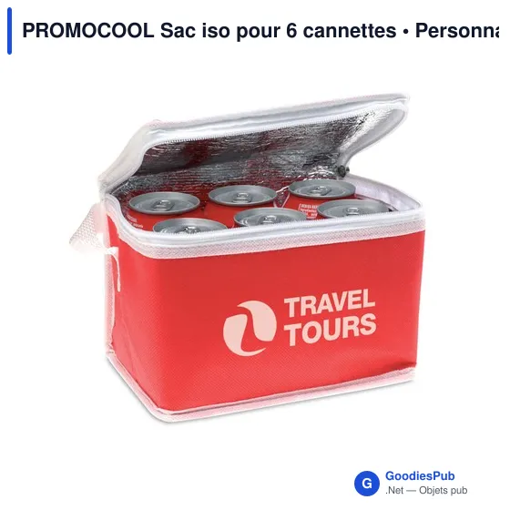 PROMOCOOL Sac iso pour 6 cannettes - Image 3