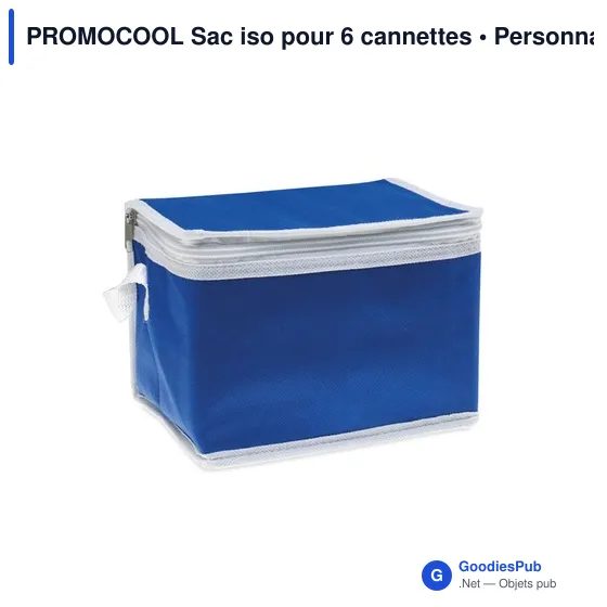 PROMOCOOL Sac iso pour 6 cannettes - Image 5