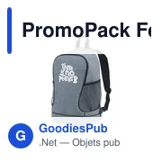 Sac à dos personnalisable PromoPack Felt Gym Bag avec logo - Miniature 1