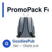 Sac à dos personnalisable PromoPack Felt Gym Bag avec logo - Miniature 2