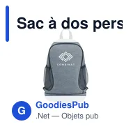 Sac à dos personnalisable PromoPack Felt Gym Bag avec logo - Miniature 9