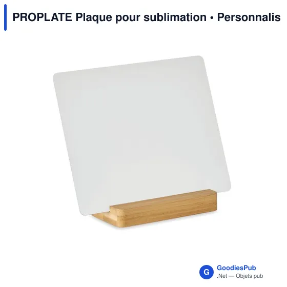 Plaque commémorative personnalisable en aluminium avec logo - Image 1