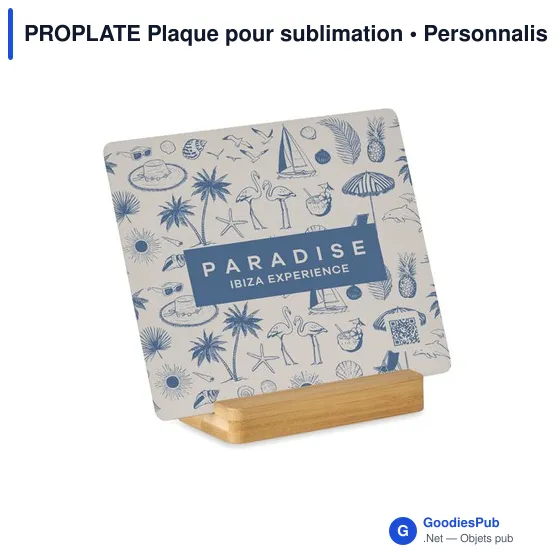 Plaque commémorative personnalisable en aluminium avec logo - Image 4