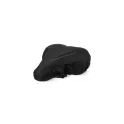 Variante Noir - Protège-selle de vélo personnalisable en R-PET recyclé avec logo - Eco
