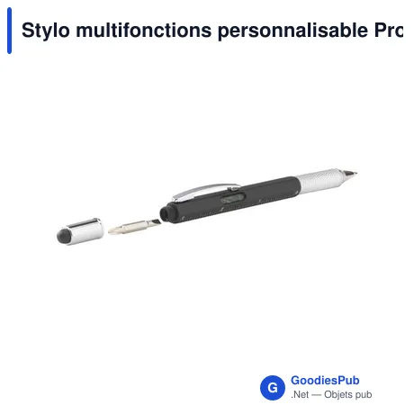Stylo multifonctions personnalisable ProTool MultiPen avec logo