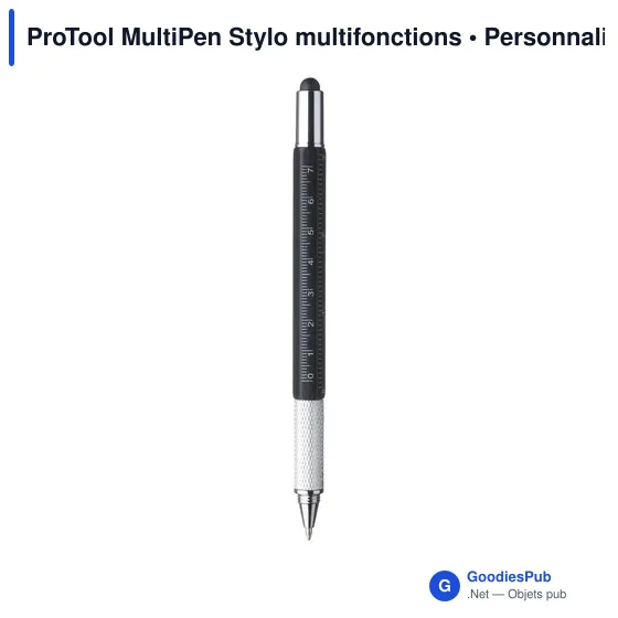 Stylo multifonctions personnalisable ProTool MultiPen avec logo - Image 2