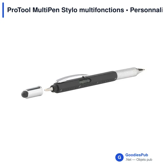 Stylo multifonctions personnalisable ProTool MultiPen avec logo - Image 4