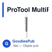 Stylo multifonctions personnalisable ProTool MultiPen avec logo - Miniature 5